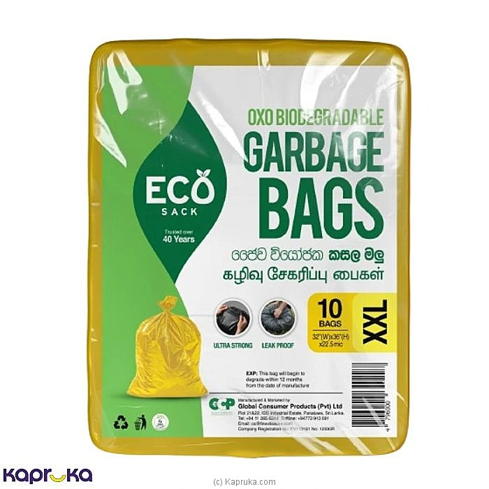 ECO Garbage Bags XXL Yellow - Assort Pack