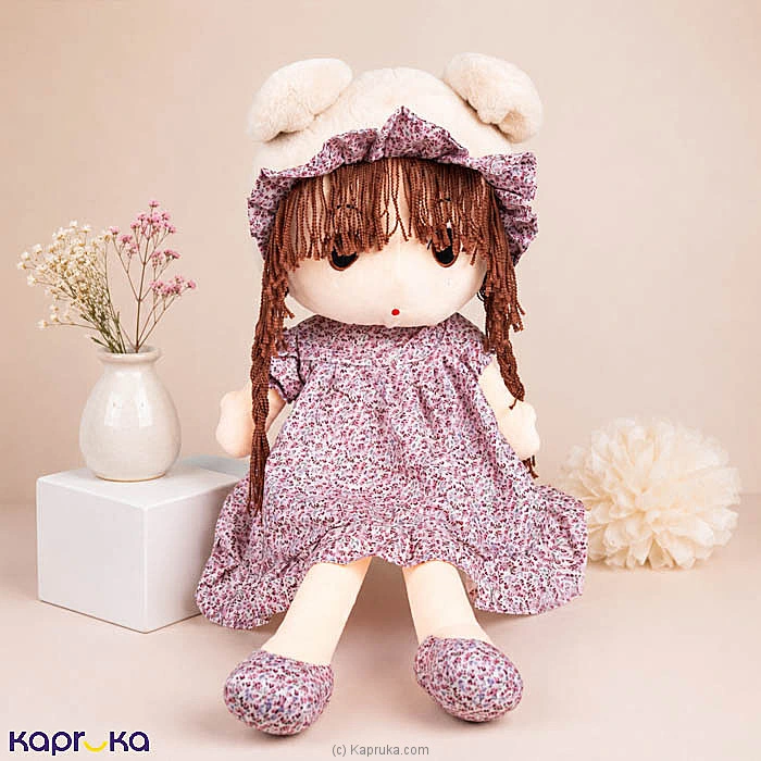The Cozy Floral Bear- Eared Chloe - 90cm Jumbo Plush Doll