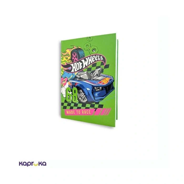 Hot Wheels Made To Race A5 Hard Cover Note Book