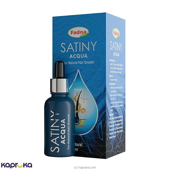 Satiny Acqua For Natural Hair Growth