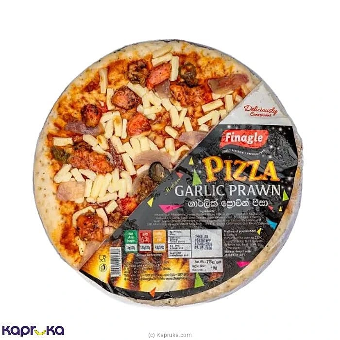 Finagle Medium Garlic Prawn Pizza 298g