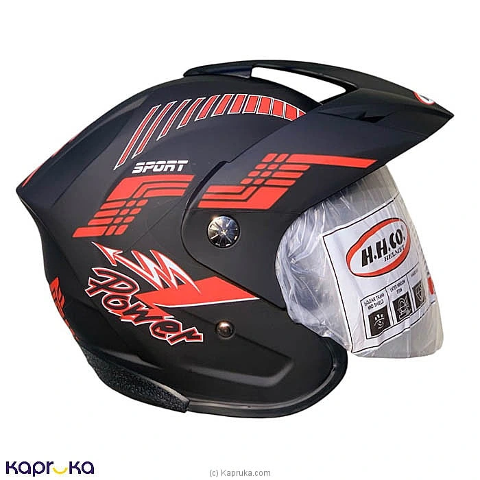 HHCO Helmet Flash Sport Black And Red - 502