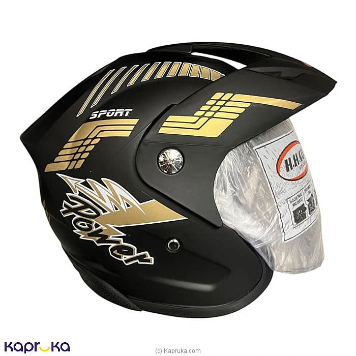 HHCO Helmet Flash Black And Glod - 502