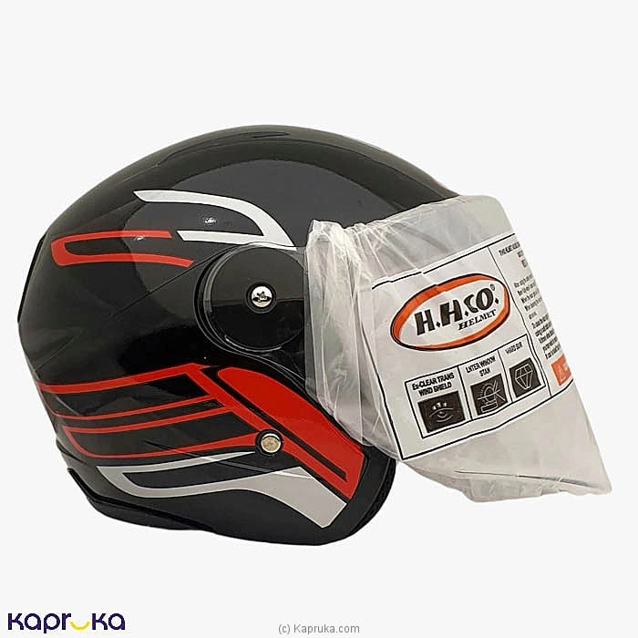 HHCO Helmet Crush Black And Red- 402