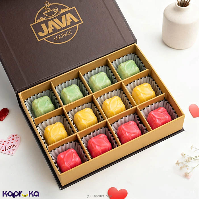 Fruit Jewels Kiwi Pineapple Raspberry 12 Pieces Chocolate Box