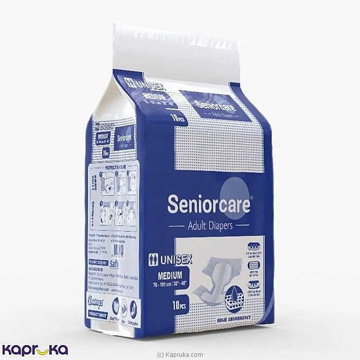 Seniorcare Adult Diapers 10 Pcs - Medium