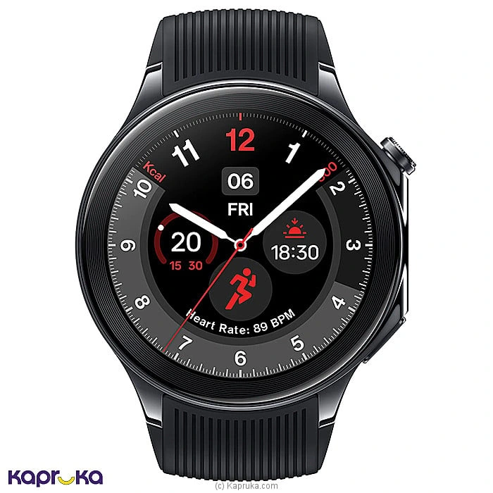OnePlus Watch 2 Smartwatch - Black Steel - OPWWE231