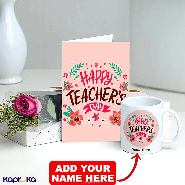 Personalized   Happy Teacher s Day   Gift Set