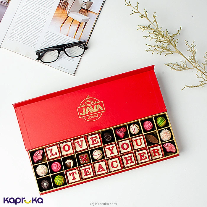 Java Love You Teacher Special Chocolate Gift Box