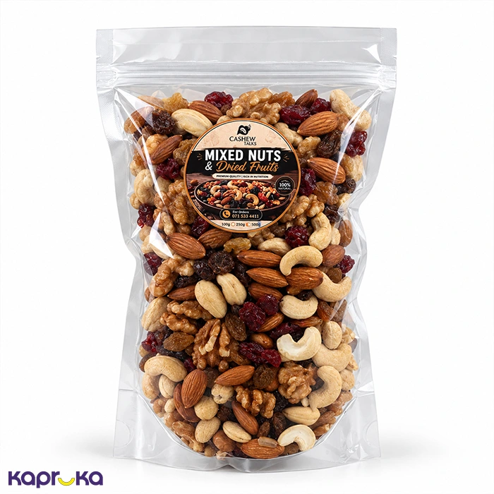 Cashew Talks Mixed Nuts With Dry Fruits Zip Loack Bag 250g
