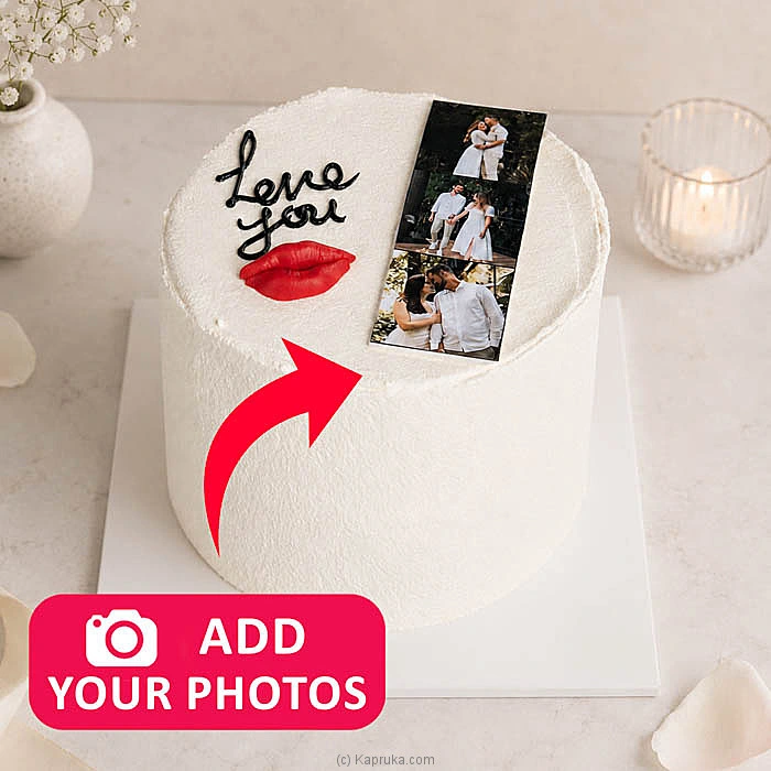   Love You   Photo Printed Bento Cake