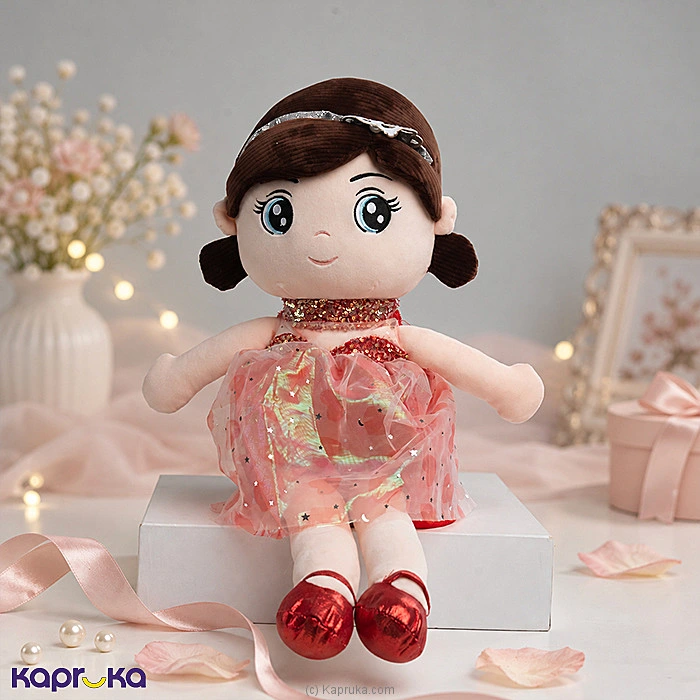 Sparkly Princess Dress Rag Doll - 75 Cm