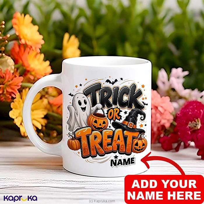 Personalized   Trick Or Treat   Halloween Mug 11oz