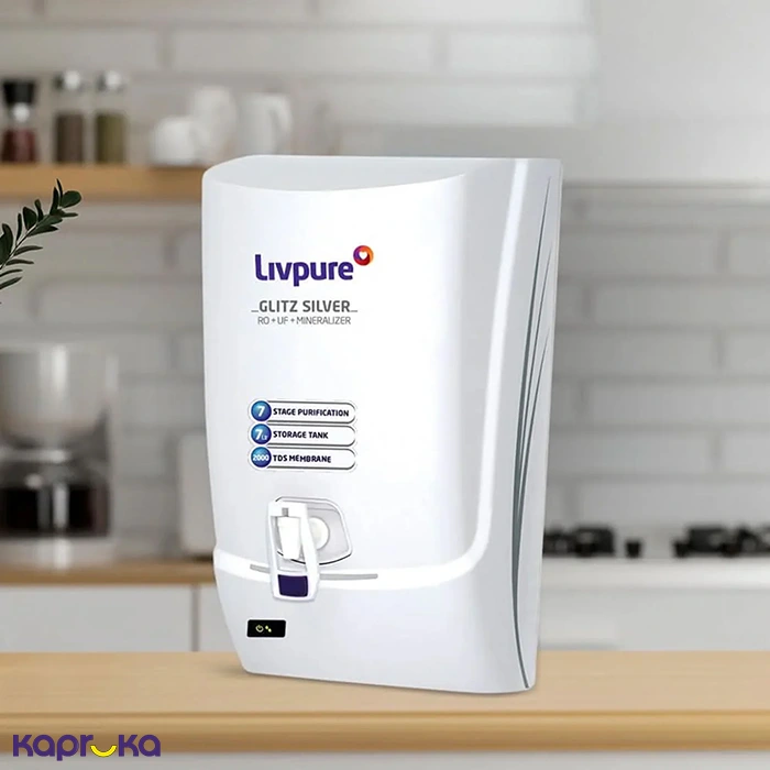 Livpure Glitz- Silver Water Purifier - LIV- GLITZ- SILVER