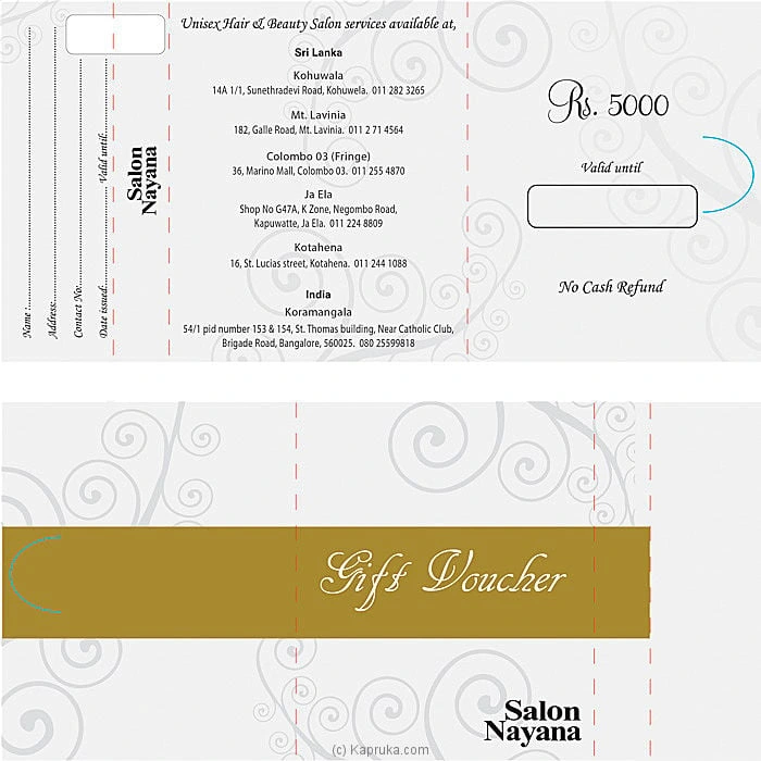 Giftcert giftvoucher00n2 in Sri Lanka